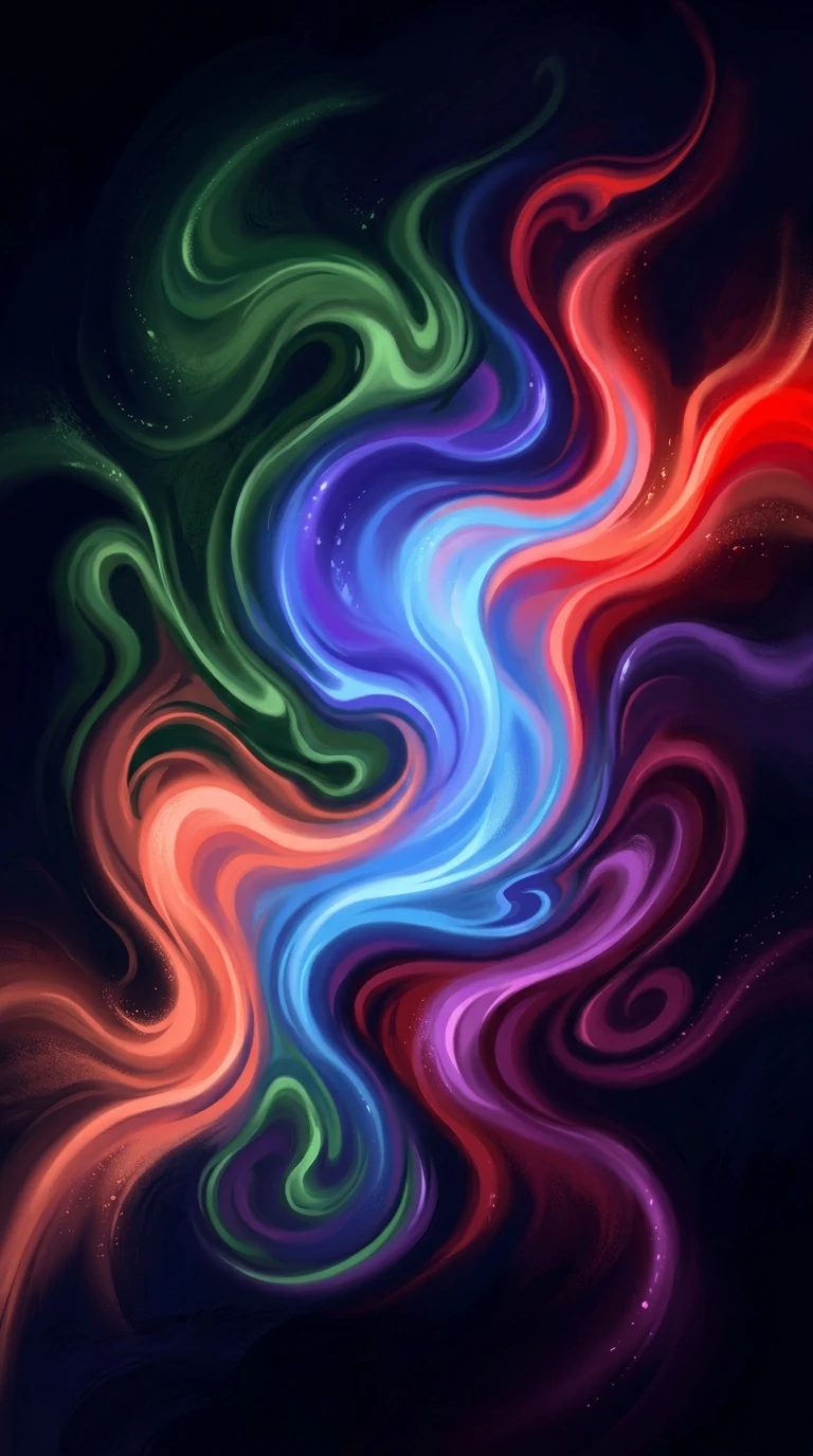 Download Abstract Digital Painting of Vibrant Color Fluids on Dark Background Wallpaper in 4K UHD Abstract Digital Painting of Vibrant Color Fluids on Dark Background - Free 8K and 4K mobile Wallpaper Background