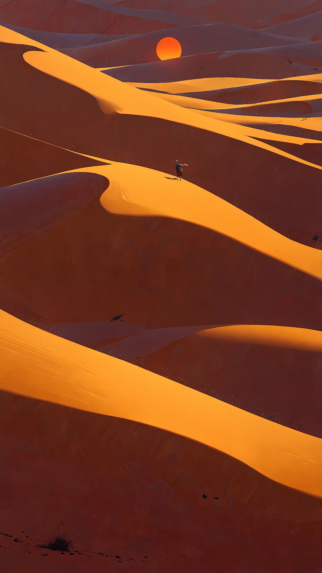 Abstract Flowing Liquid Gold Texture - Free 4K mobile Wallpaper