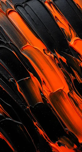Abstract Molten Gold Flow - Free mobile Wallpaper