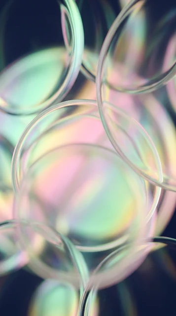 Abstract Prismatic Light with Soft Rainbow Refractions and Glass Layers - Free 4K & 8K mobile Wallpaper