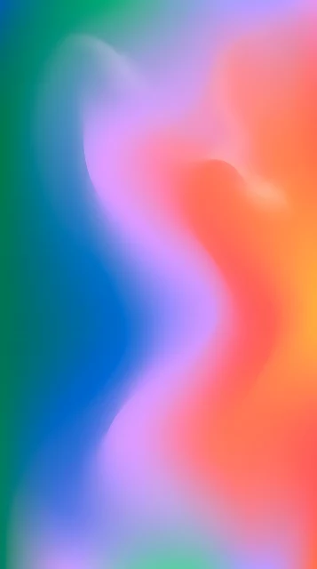 Abstract Smooth Color Transition from Emerald to Coral - Free mobile Wallpaper