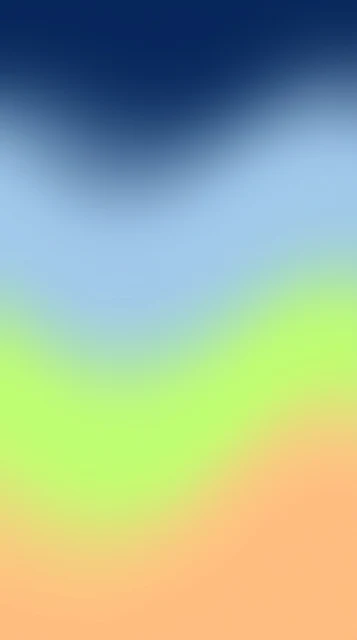 Abstract Soothing Gradient from Navy to Lime and Apricot - Free 4K & 8K mobile Wallpaper