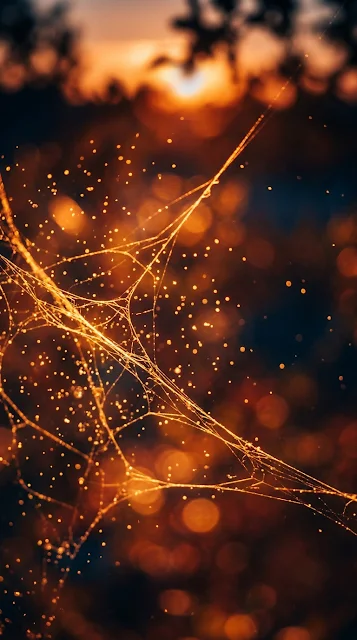 Abstract Warm Sunset Bokeh and Light Web Mobile Wallpaper - Free 4K & 8K mobile Wallpaper