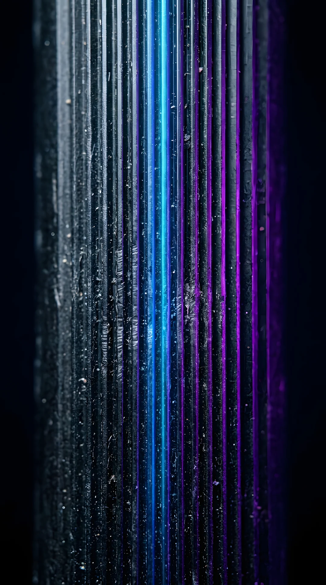 Dark Abstract Textured Background with Neon Blue and Purple Flow - Free 4K mobile Wallpaper