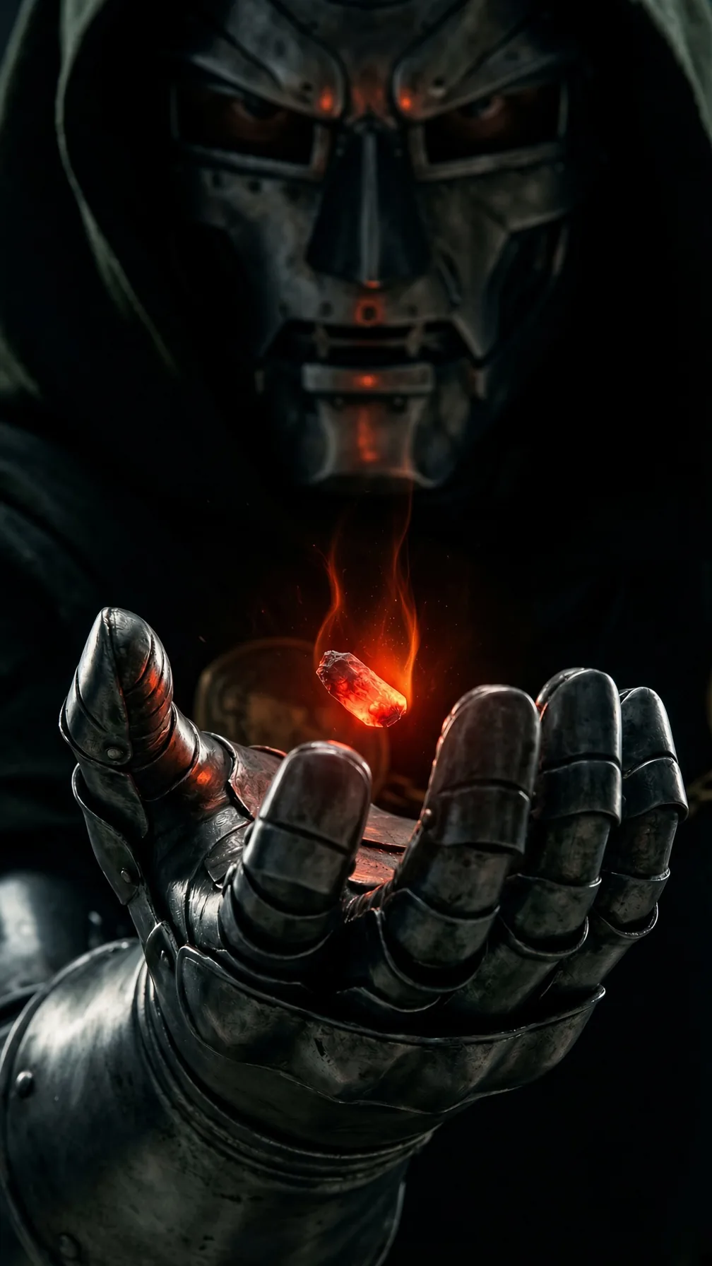 Download Doctor Doom Glowing Crystal Gauntlet 4K 4K Wallpaper Doctor Doom Glowing Crystal Gauntlet 4K - Free 4K mobile Wallpaper