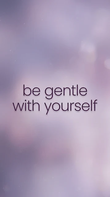 Dusty Lavender Blurred Gradient Gentle Typography Background - Free 4K & 8K mobile Wallpaper
