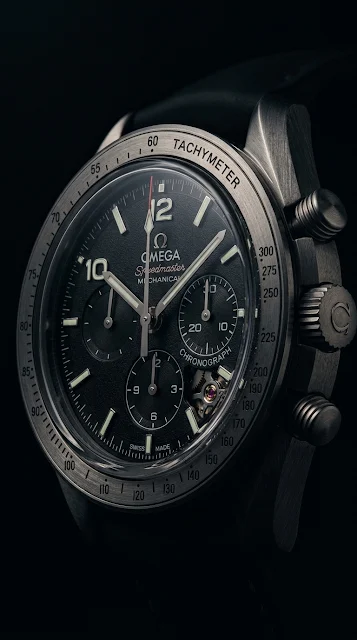 Luxury Black Chronograph Watch Close-Up Wallpaper - Free 4K & 8K mobile Wallpaper
