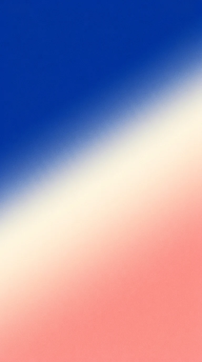 Minimalist Cobalt Blue to Coral Pink Diagonal Gradient Wallpaper - Free 8K and 4K mobile Wallpaper Background