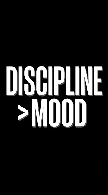 Minimalist Dark Mode Discipline Gym Motivation Background - Free 4K & 8K mobile Wallpaper