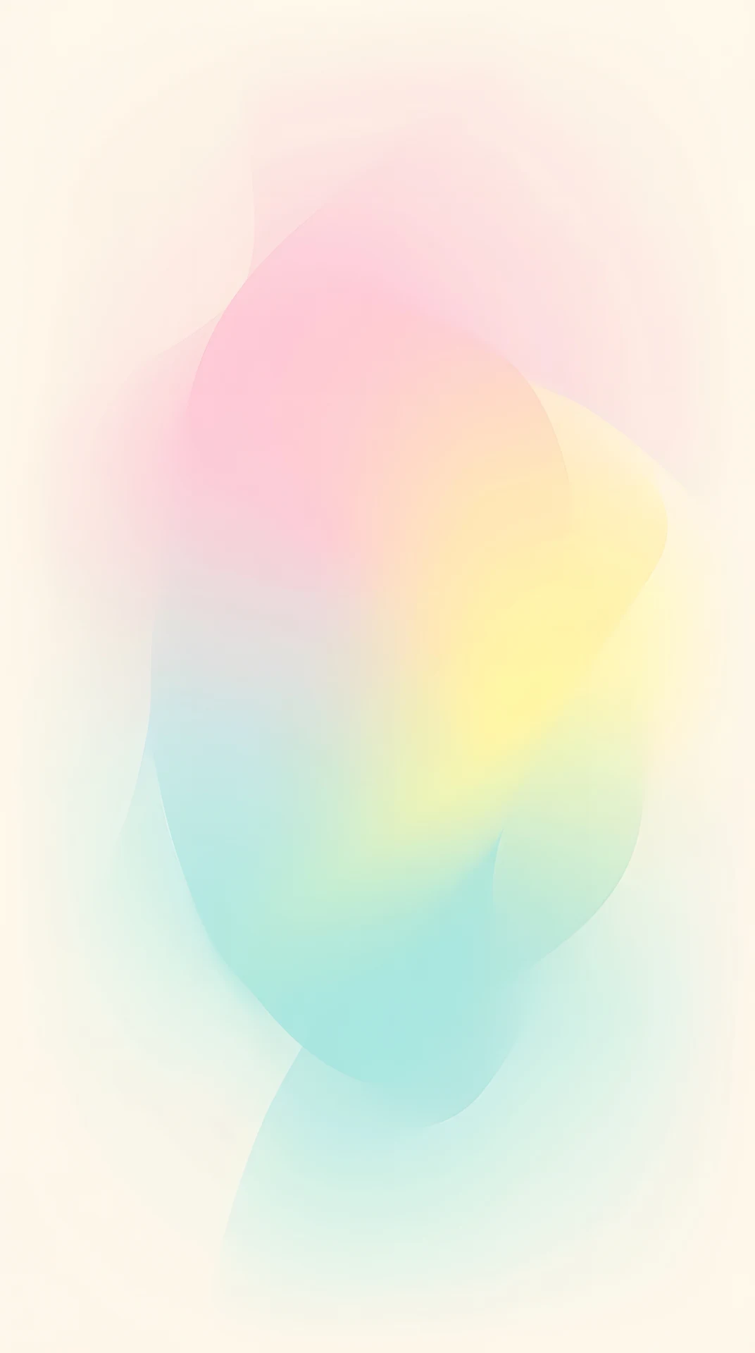 Minimalist Dreamy Pastel Abstract Gradient Background - Free 4K mobile Wallpaper