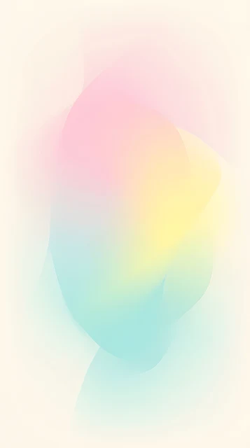 Minimalist Dreamy Pastel Abstract Gradient Background - Free mobile Wallpaper