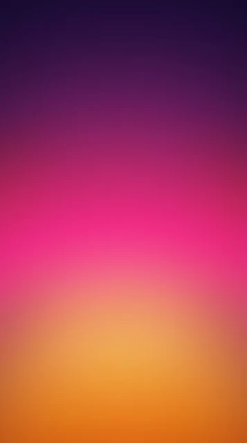 Minimalist Gradient Transition from Dark Violet to Fuchsia and Amber - Free 4K & 8K mobile Wallpaper