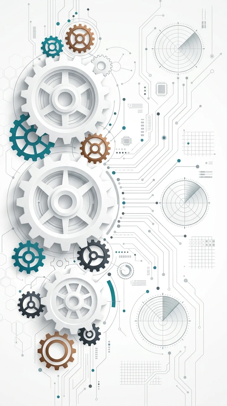 Download Minimalist White and Blue Technical Gears Vector Art Wallpaper in 4K UHD Minimalist White and Blue Technical Gears Vector Art - Free 8K and 4K mobile Wallpaper Background