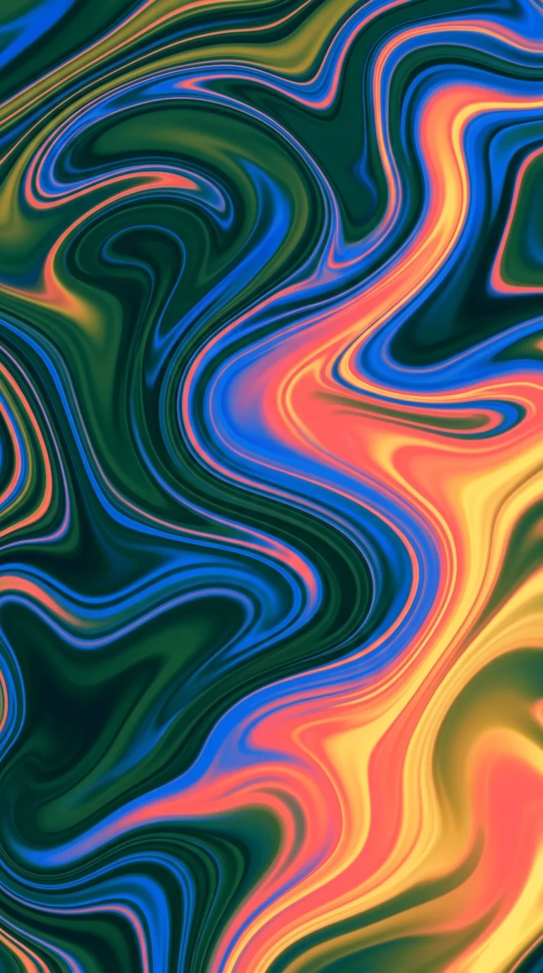 Modern Abstract Swirling Colors and Dynamic Gradients - Free 8K and 4K mobile Wallpaper Background