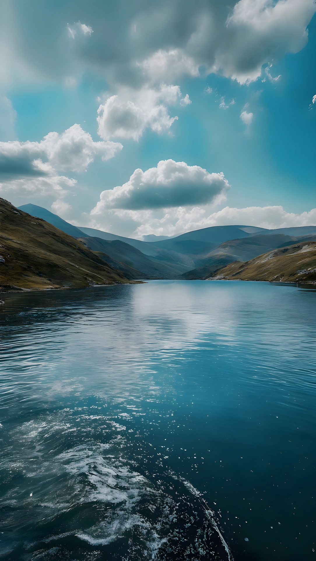 Mountain Lake Water Reflections Daylight 4K - Free 4K mobile Wallpaper