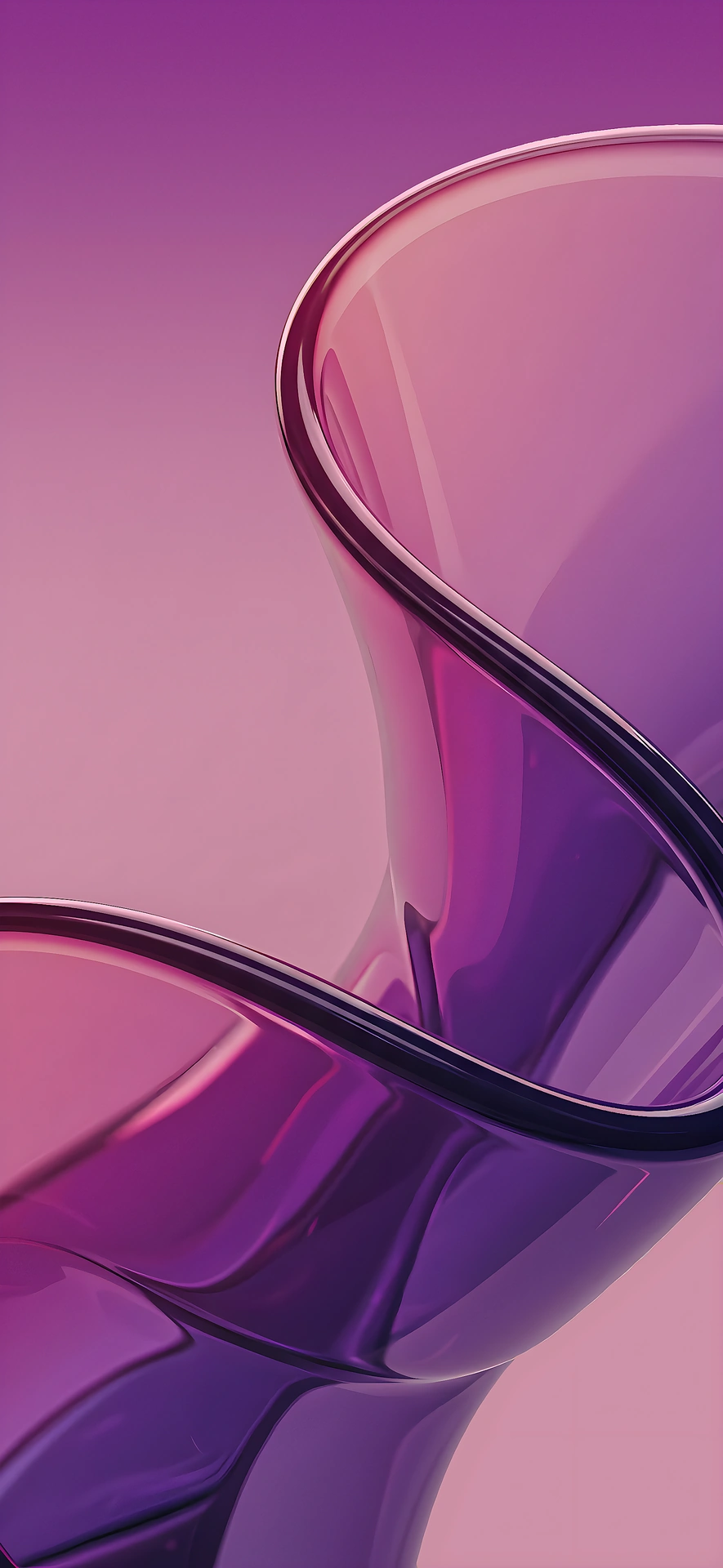 Download Purple Glass Ribbon Curve 4K 4K Wallpaper Purple Glass Ribbon Curve 4K - Free 4K mobile Wallpaper