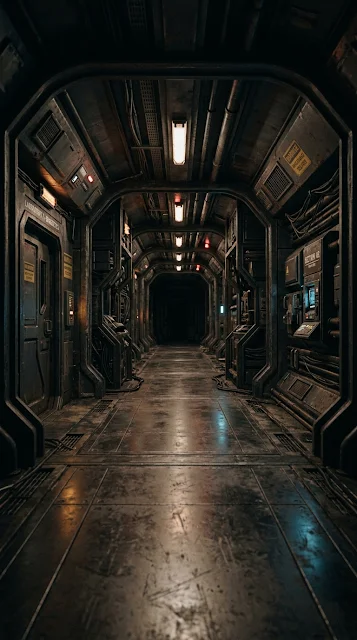 Quiet Sci-Fi Research Facility Corridor Wallpaper - Free 4K & 8K mobile Wallpaper