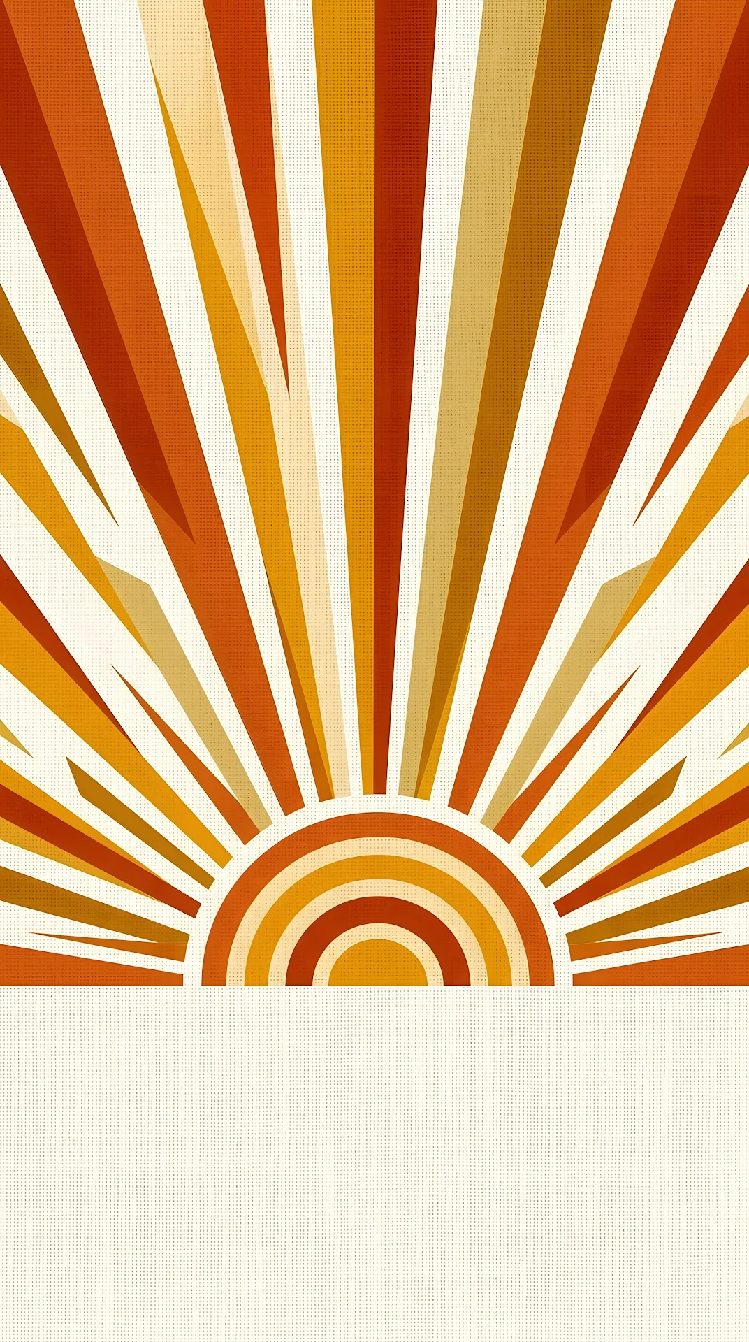 Retro Minimalist Boho Burnt Orange Sunburst Background - Free 4K mobile Wallpaper