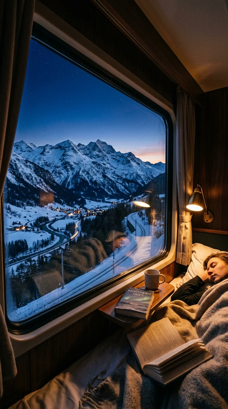 Download Sleeper Train Window Snowy Mountain View Wallpaper Wallpaper in 4K UHD Sleeper Train Window Snowy Mountain View Wallpaper - Free 8K and 4K mobile Wallpaper Background