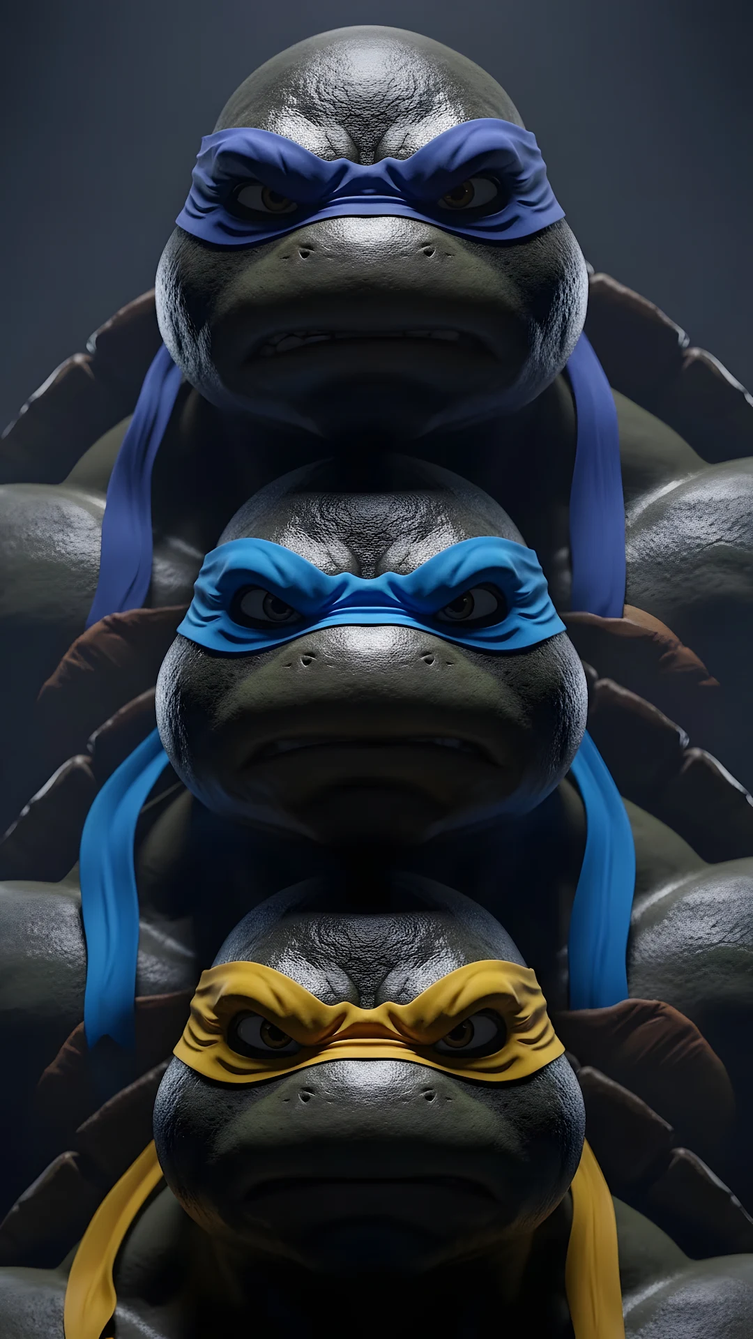 Download Stacked Dark Teenage Mutant Ninja Turtle Faces 4K Wallpaper Stacked Dark Teenage Mutant Ninja Turtle Faces - Free 4K mobile Wallpaper