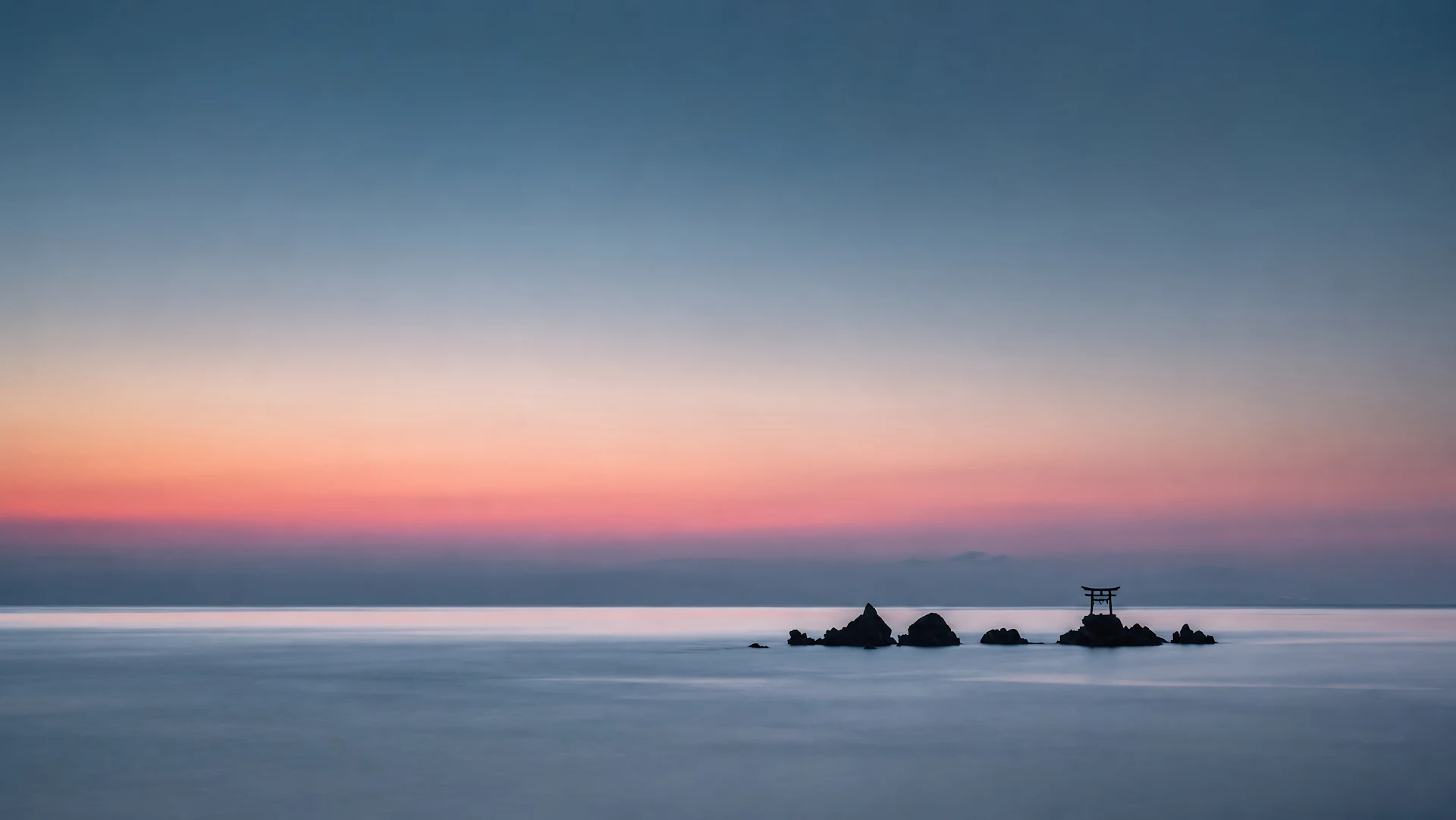 Download Torii Gate Ocean Rock Sunset Minimal 4K 4K Wallpaper Torii Gate Ocean Rock Sunset Minimal 4K - Free 4K desktop Wallpaper