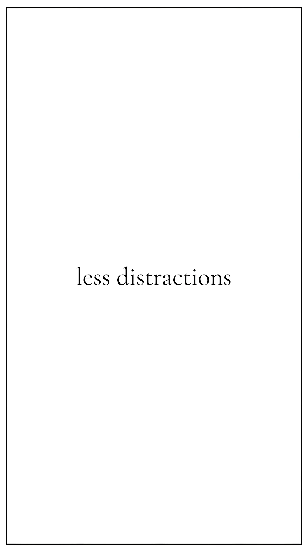 Ultra Minimalist Pure White Less Distractions Typography Background - Free 4K mobile Wallpaper