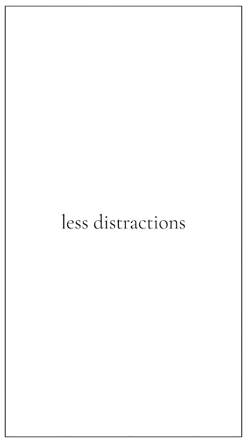Ultra Minimalist Pure White Less Distractions Typography Background - Free mobile Wallpaper