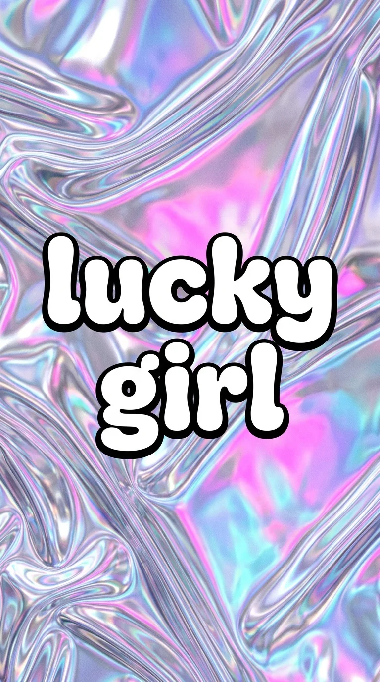 Download Y2K Holographic Foil Bubble Typography Background Wallpaper in 4K UHD Y2K Holographic Foil Bubble Typography Background - Free 8K and 4K mobile Wallpaper Background